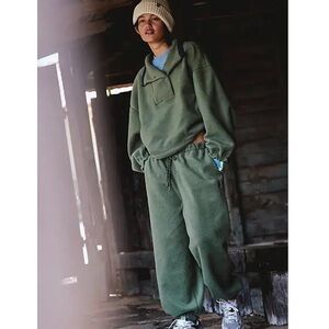 NWT Free People Movement Roll Call Set Fleece Terrain Combo Color Size X-Small